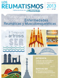 Portada Revista Los Reumatismos Enero - Febrero 2013