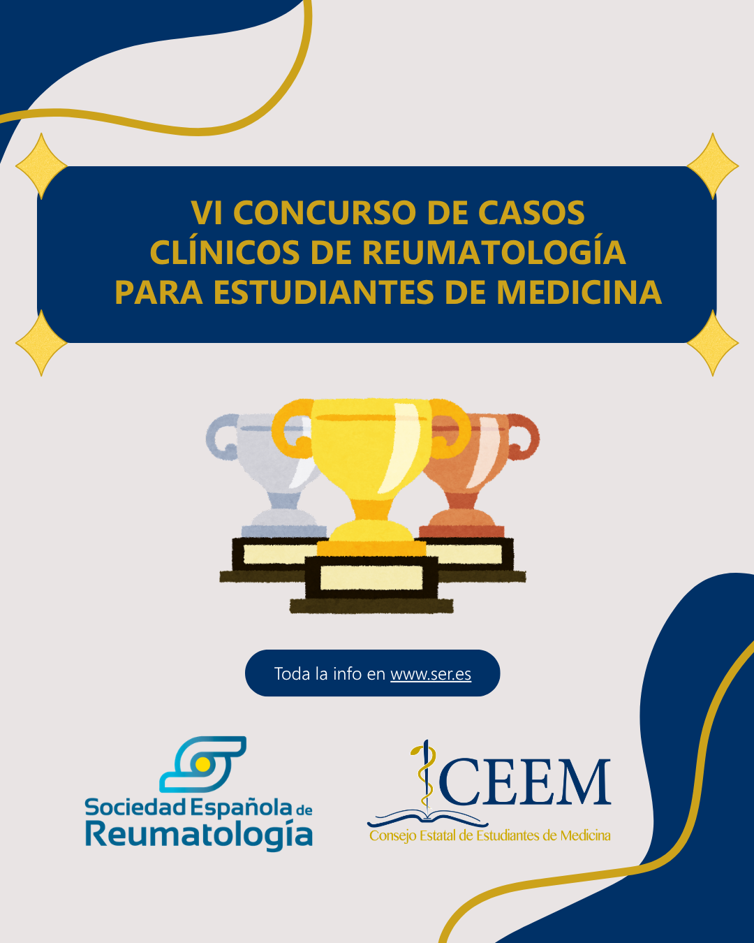 VI Concurso de Casos Clínicos de Reumatología para estudiantes de Medicina